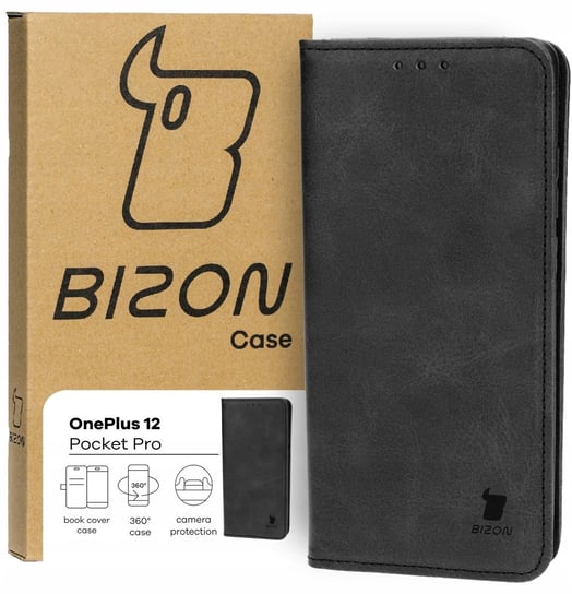 Etui Bizon Case Pocket Pro do OnePlus 12, czarne Bizon