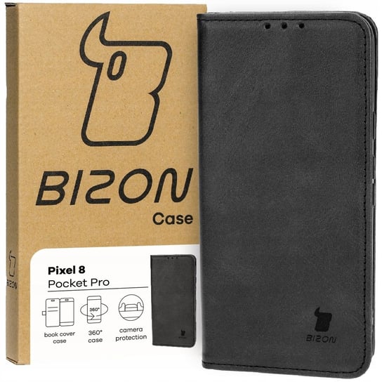 Etui Bizon Case Pocket Pro do Pixel 8, czarne Bizon