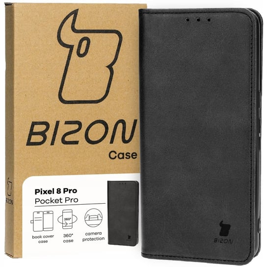Etui Bizon Case Pocket Pro do Pixel 8 Pro, czarne Bizon