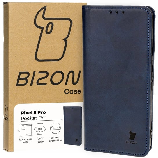 Etui Bizon Case Pocket Pro do Pixel 8 Pro, granatowe Bizon