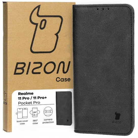 Etui Bizon Case Pocket Pro do Realme 11 Pro / 11 Pro+, czarne Bizon