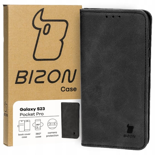 Etui Bizon Case Pocket Pro do Samsung Galaxy S23, czarne Bizon