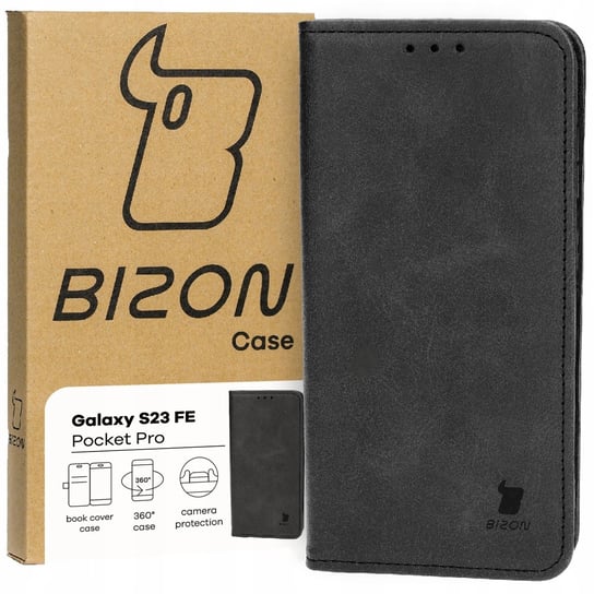 Etui Bizon Case Pocket Pro do Samsung Galaxy S23 FE, czarne Bizon