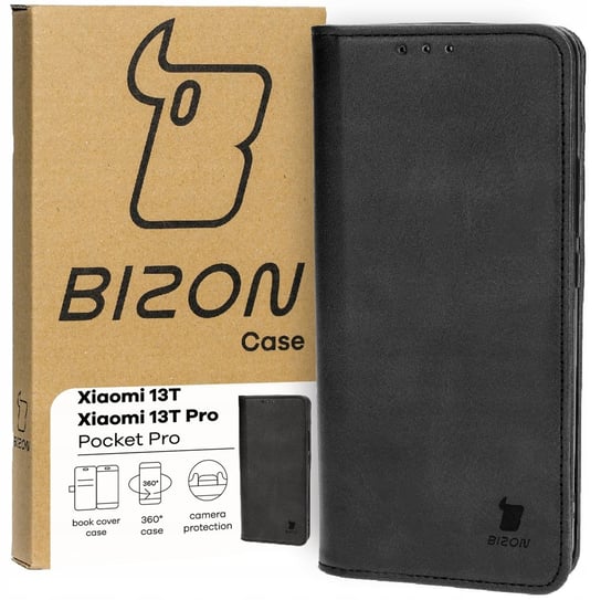 Etui Bizon Case Pocket Pro do Xiaomi 13T / 13T Pro, czarne Bizon