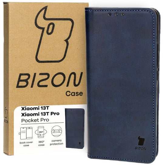 Etui Bizon Case Pocket Pro do Xiaomi 13T / 13T Pro, granatowe Bizon