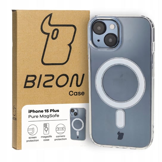 Etui Bizon Case Pure MagSafe do iPhone 15 Plus, przezroczyste Bizon