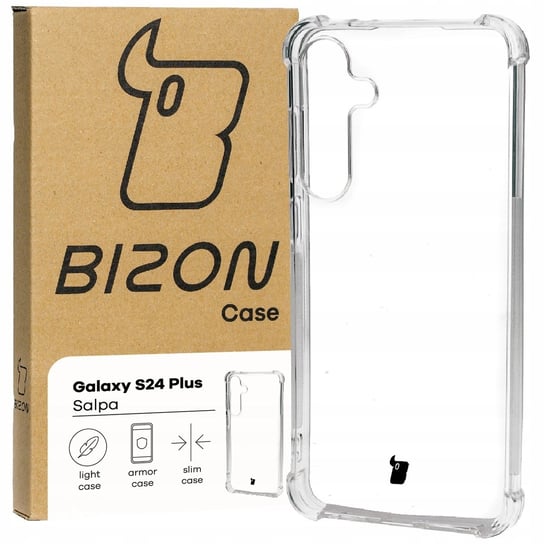 Etui Bizon Case Salpa Do Galaxy S24 Plus, Przezroczyste Bizon