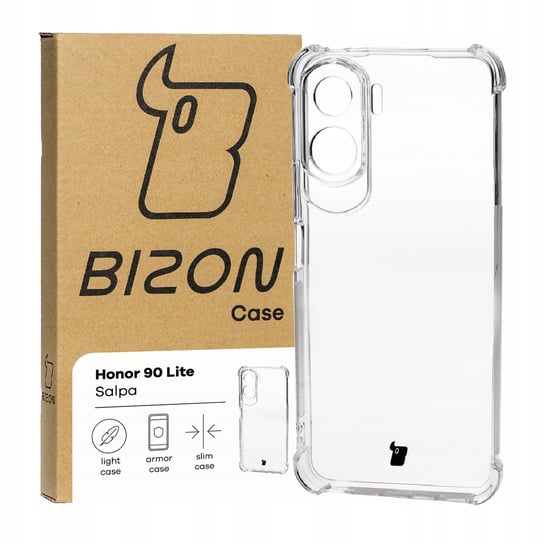 Etui Bizon Case Salpa do Honor 90 Lite, przezroczyste Bizon