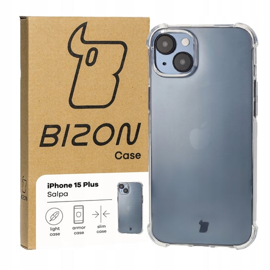 Etui Bizon Case Salpa do iPhone 15 Plus, przezroczyste Bizon
