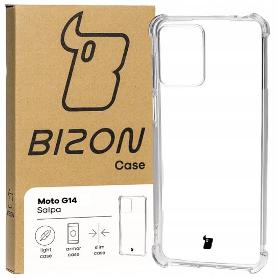 Etui Bizon Case Salpa do Motorola Moto G14, przezroczyste Bizon
