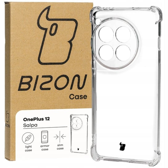 Etui Bizon Case Salpa do OnePlus 12, przezroczyste Bizon