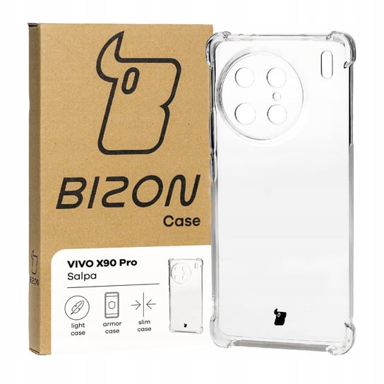 Etui Bizon Case Salpa do Vivo X90 Pro, przezroczyste Bizon