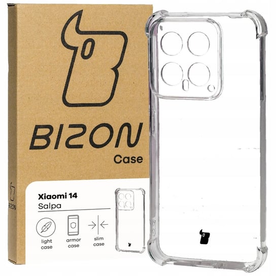 Etui Bizon Case Salpa do Xiaomi 14, przezroczyste Bizon