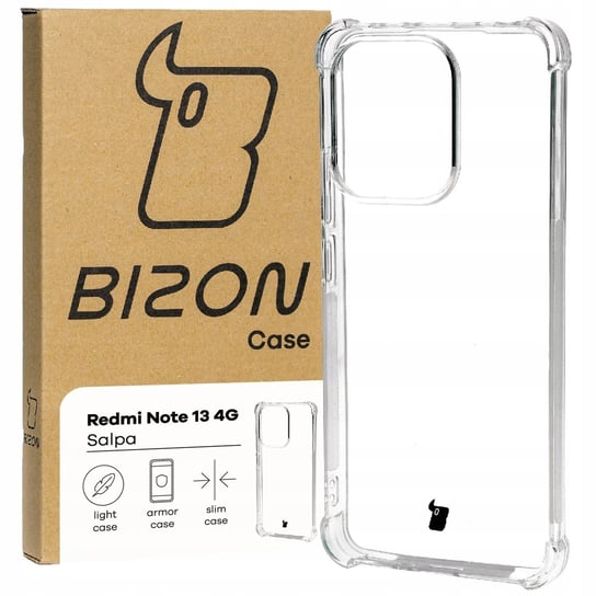 Etui Bizon Case Salpa do Xiaomi Redmi Note 13 4G, przezroczyste Bizon