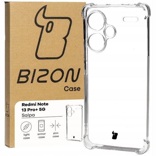Etui Bizon Case Salpa do Xiaomi Redmi Note 13 Pro+ 5G, przezroczyste Bizon