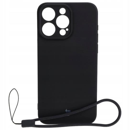 Etui Bizon Case Silicone do iPhone 15 Pro Max, czarne Bizon