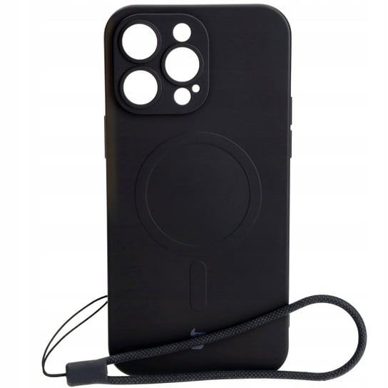 Etui Bizon Case Silicone Magnetic Do Apple Iphone 14 Pro Max, Czarne Bizon