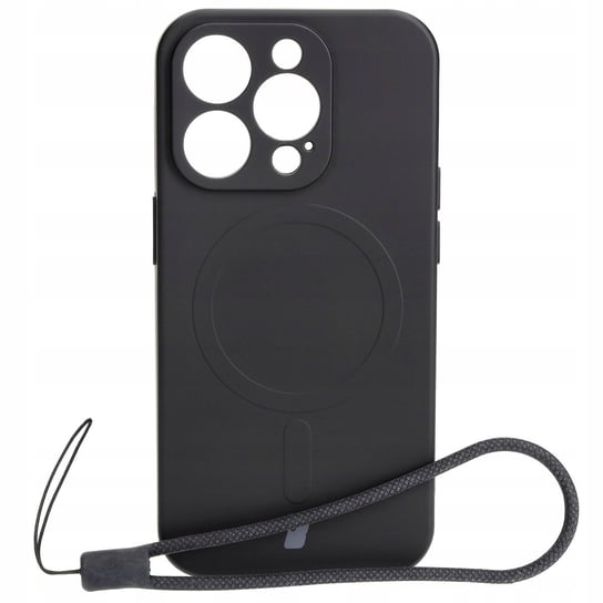 Etui Bizon Case Silicone Magnetic do Apple iPhone 15 Pro, czarne Bizon