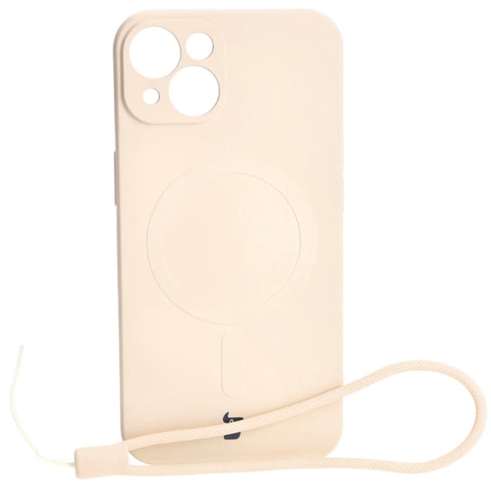 Etui Bizon Case Silicone MagSafe do Apple iPhone 13, beżowe Bizon