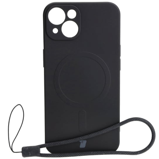 Etui Bizon Case Silicone MagSafe do Apple iPhone 13, czarne Bizon
