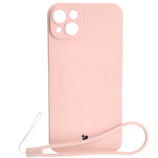 Etui Bizon Case Silicone MagSafe do Apple iPhone 14 Plus, jasnoróżowe Bizon