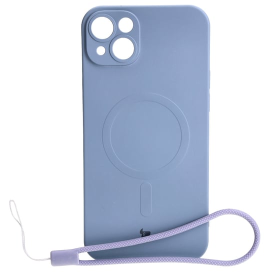 Etui Bizon Case Silicone MagSafe do Apple iPhone 14 Plus, szare Bizon