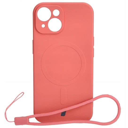 Etui Bizon Case Silicone Magsafe Do Apple Iphone 15, Brudny Róż Bizon