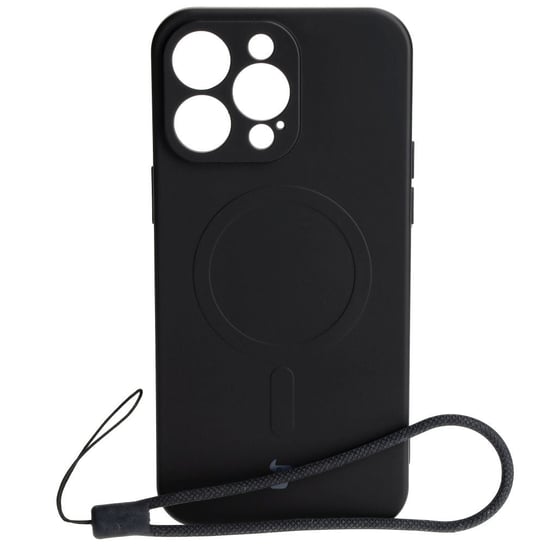 Etui Bizon Case Silicone MagSafe do Apple iPhone 15 Pro Max, czarne Bizon