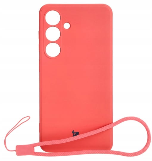 Etui Bizon Case Silicone Sq Do Galaxy S24, Brudny Róż Bizon