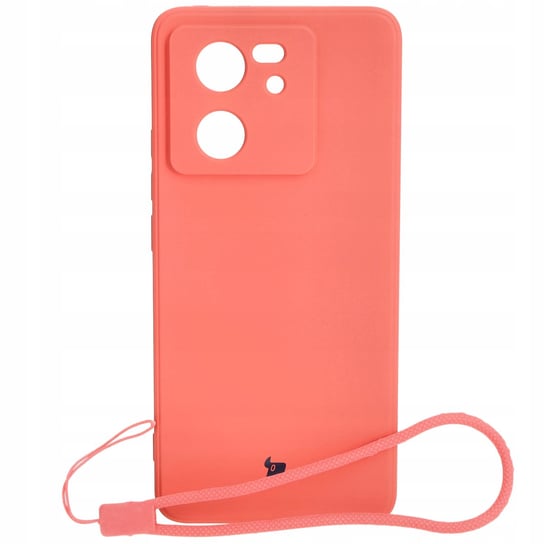 Etui Bizon Case Silicone Sq do Xiaomi 13T / 13T Pro, brudny róż Bizon