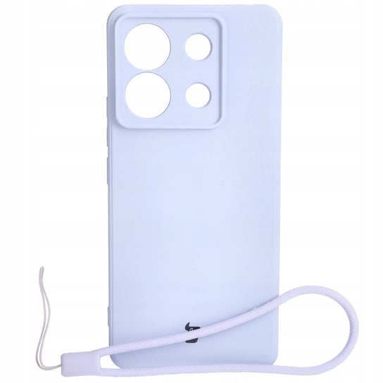 Etui Bizon Case Silicone Sq do Xiaomi Redmi Note 13 5G, jasnofioletowe Bizon