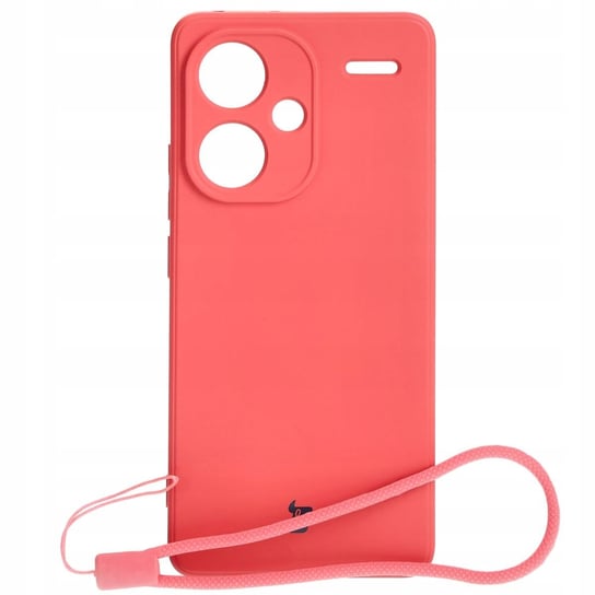 Etui Bizon Case Silicone Sq do Xiaomi Redmi Note 13 Pro+ 5G, brudny róż Bizon