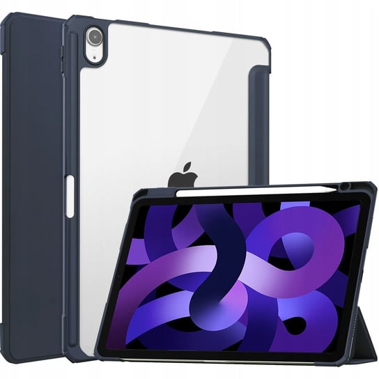 Etui Bizon Case Tab Clear Matt do Apple iPad Air 5 / Air 4 / iPad Pro 11 2018, granatowe Bizon