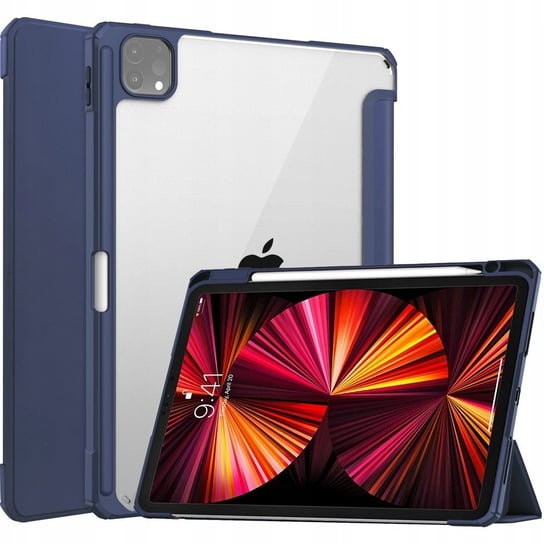 Etui Bizon Case Tab Clear Matt do Apple iPad Pro 11 2022/2021/2020/2018, granatowe Bizon