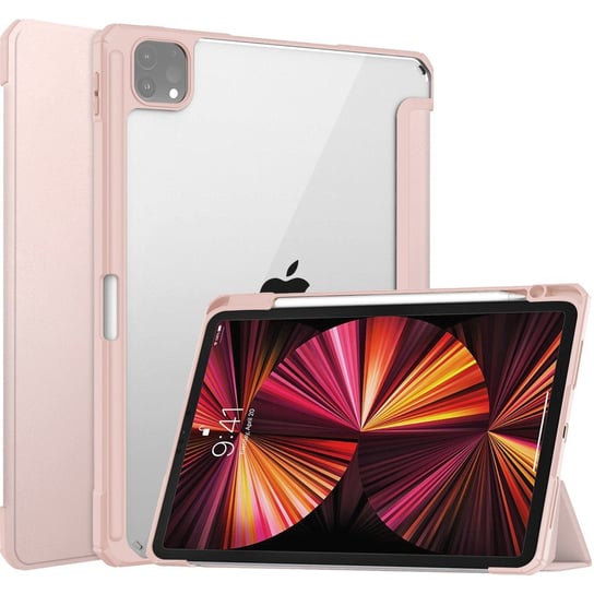 Etui Bizon Case Tab Clear Matt do Apple iPad Pro 11 2022/2021/2020/2018, różowozłote Bizon