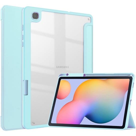 Etui Bizon Case Tab Clear Matt do Galaxy Tab S6 Lite 2022/2020, błękitne Bizon