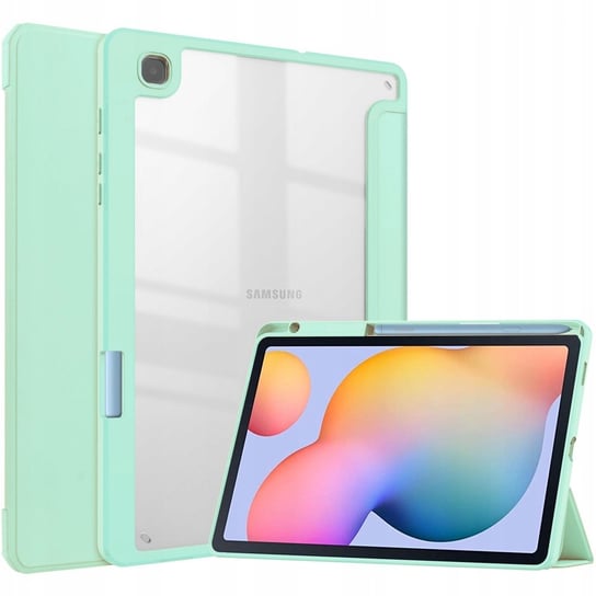 Etui Bizon Case Tab Clear Matt do Galaxy Tab S6 Lite 2022/2020, miętowe Bizon