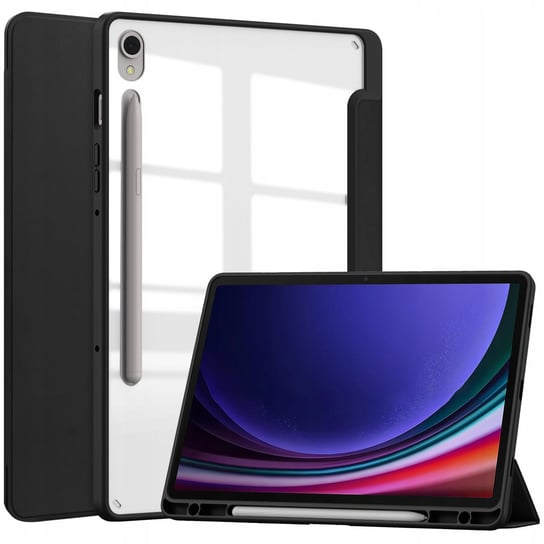 Etui Bizon Case Tab Clear Matt do Galaxy Tab S9, czarne Bizon