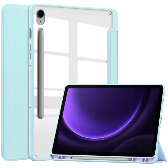 Etui Bizon Case Tab Clear Matt do Galaxy Tab S9 FE, błękitne Bizon