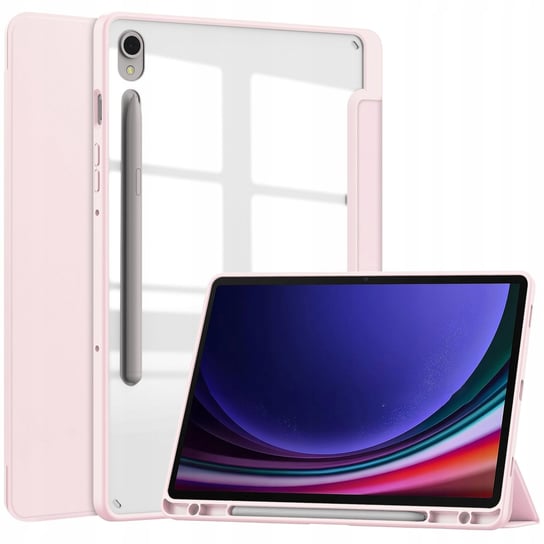 Etui Bizon Case Tab Clear Matt do Galaxy Tab S9, jasnoróżowe Bizon