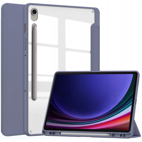 Etui Bizon Case Tab Clear Matt do Galaxy Tab S9, lawendowe Bizon