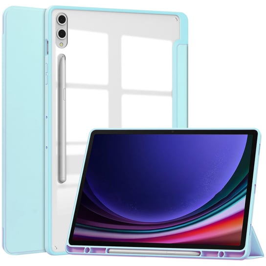Etui Bizon Case Tab Clear Matt do Galaxy Tab S9 Plus, błękitne Bizon