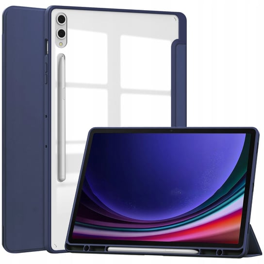 Etui Bizon Case Tab Clear Matt do Galaxy Tab S9 Plus, granatowe Bizon