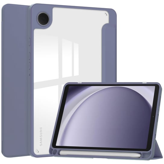 Etui Bizon Case Tab Clear Matt do Samsung Galaxy Tab A9, lawendowe Bizon