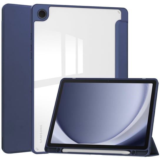 Etui Bizon Case Tab Clear Matt do Samsung Galaxy Tab A9 Plus, granatowe Bizon