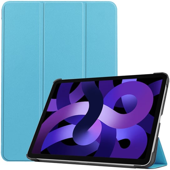 Etui Bizon Case Tab Croc do Apple iPad Air 4, błękitne Bizon