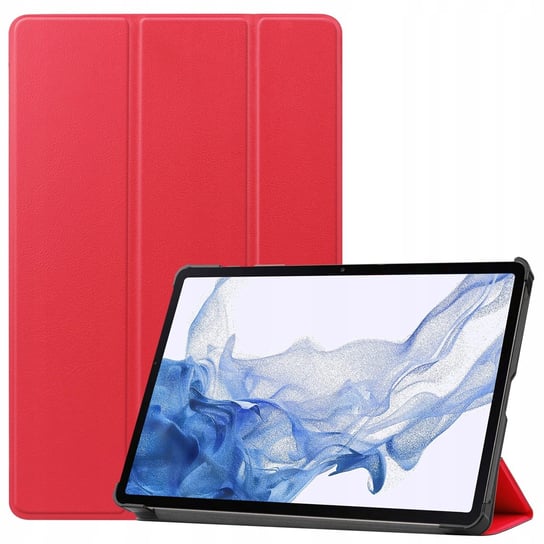 Etui Bizon Case Tab Croc do Galaxy Tab S9, czerwone Bizon