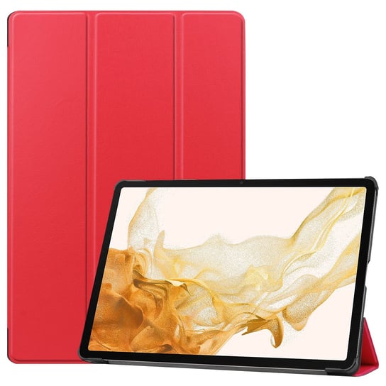 Etui Bizon Case Tab Croc do Galaxy Tab S9 Plus, czerwone Bizon