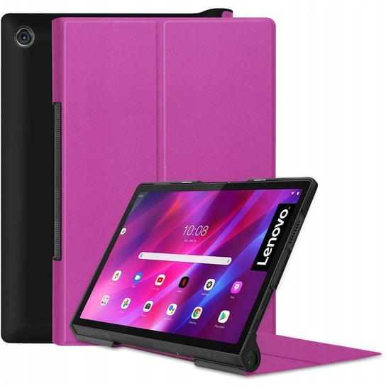 Etui Bizon Case Tab Croc do Lenovo Yoga Tab 11, fuksja Bizon