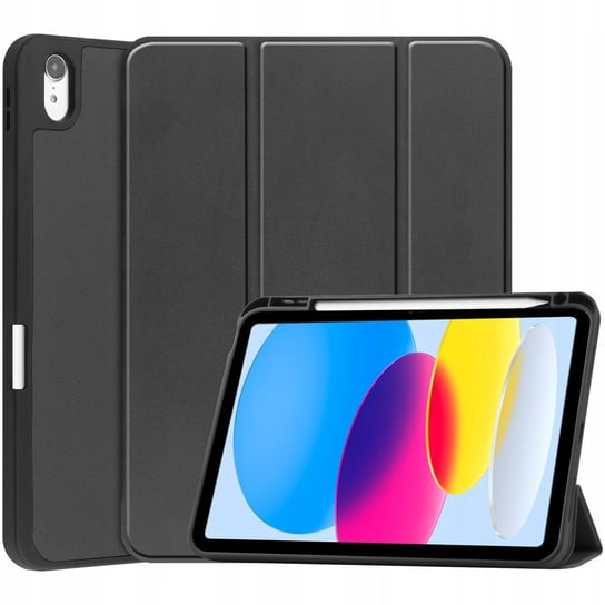 Etui Bizon Case Tab Lizard do Apple iPad 10 10.9 2022, czarne Bizon